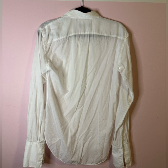 Burberry White Button Down Shirt Size Small - Picture 9 of 11